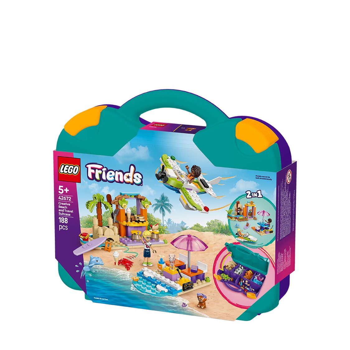 LEGO 42672 Creative Beach and Travel Suitcase