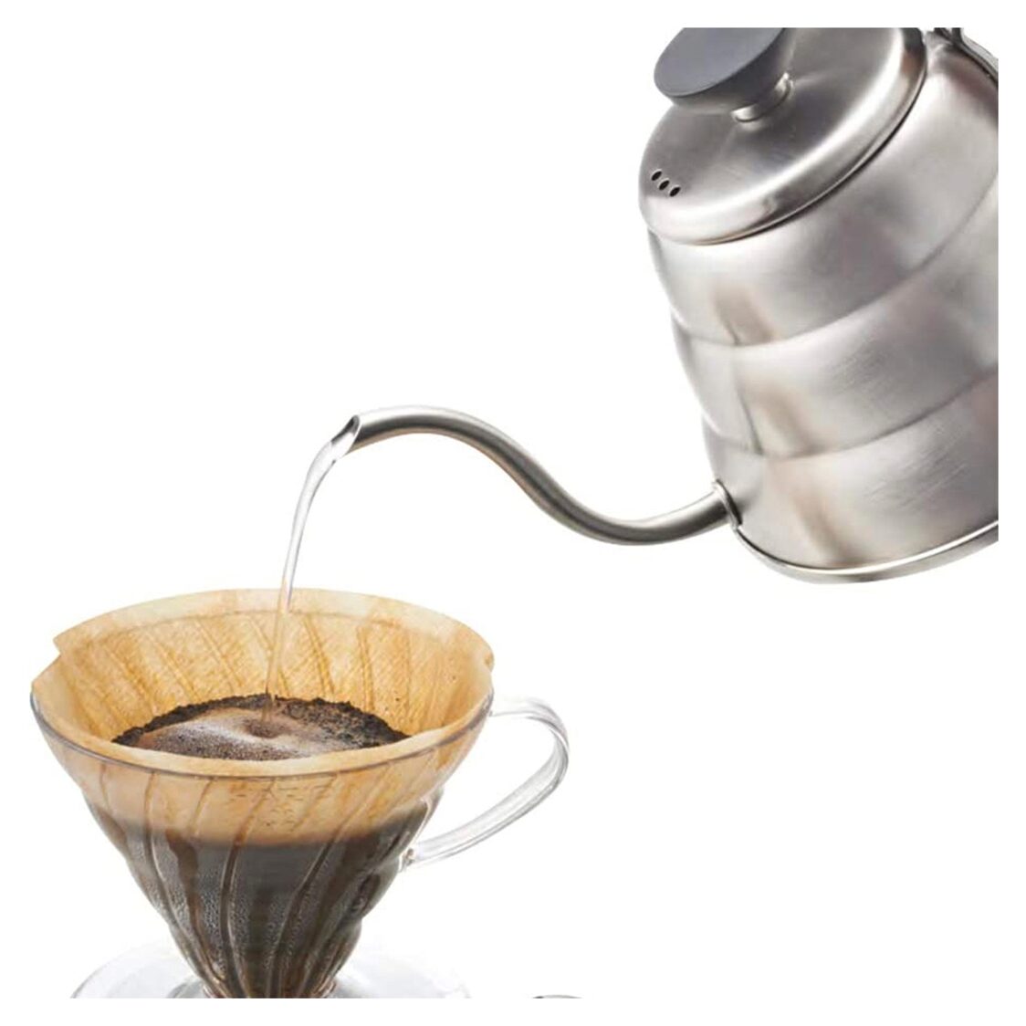 Hario 800ml Coffee Drip Kettle Buono - Made In Japan (VKBR-120HSV)