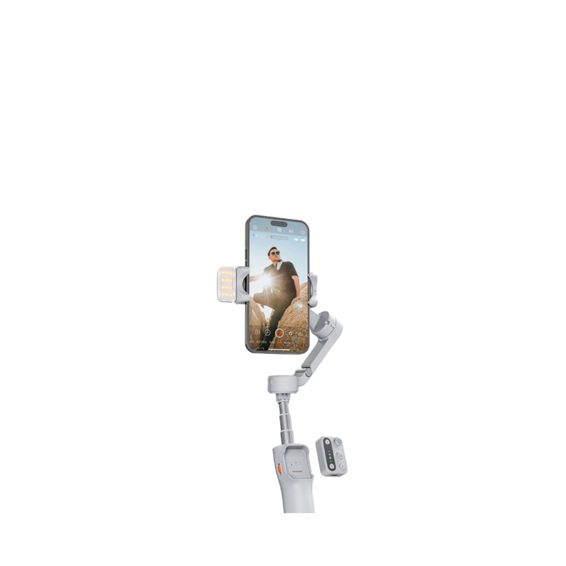 Hohem Isteady X3 3-Axis All-In-One Travel Smartphone Gimbal With Magnetic Fill Light