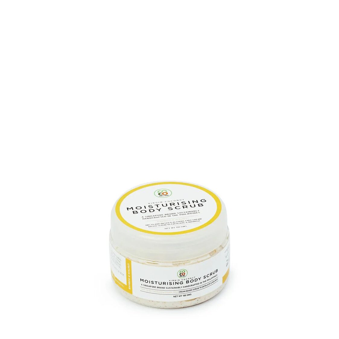 Coco Veda Moisturising Body Scrub - Walnut And Bamboo 100g