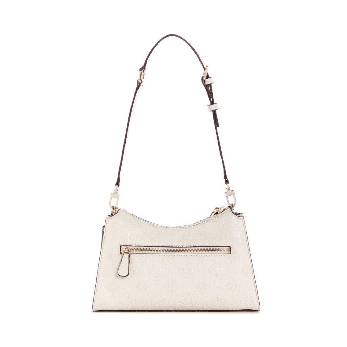 CRESIDIA II TOP ZIP SHOULDER BAG,BONE LOGO