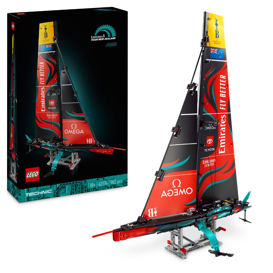 Lego 42174 Emirates Team New Zealand AC75 Yacht