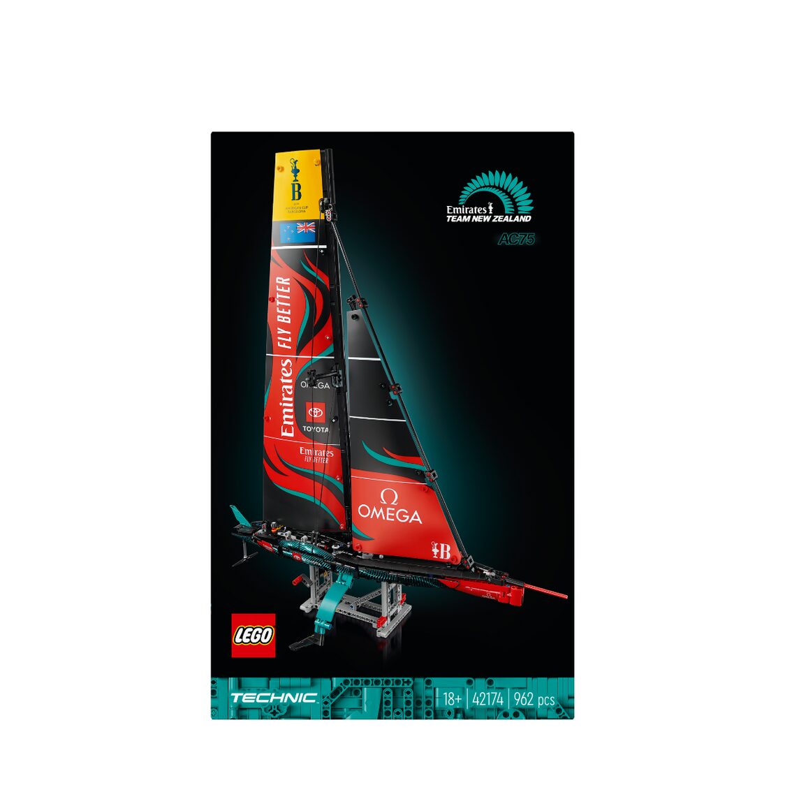 Lego 42174 Emirates Team New Zealand AC75 Yacht