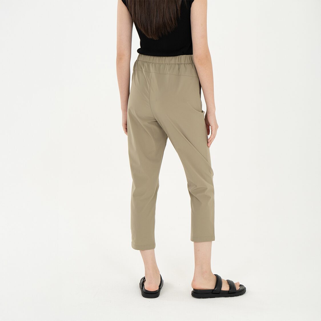 K/WOODS Ice Cool Urban Belted Pants in Khaki