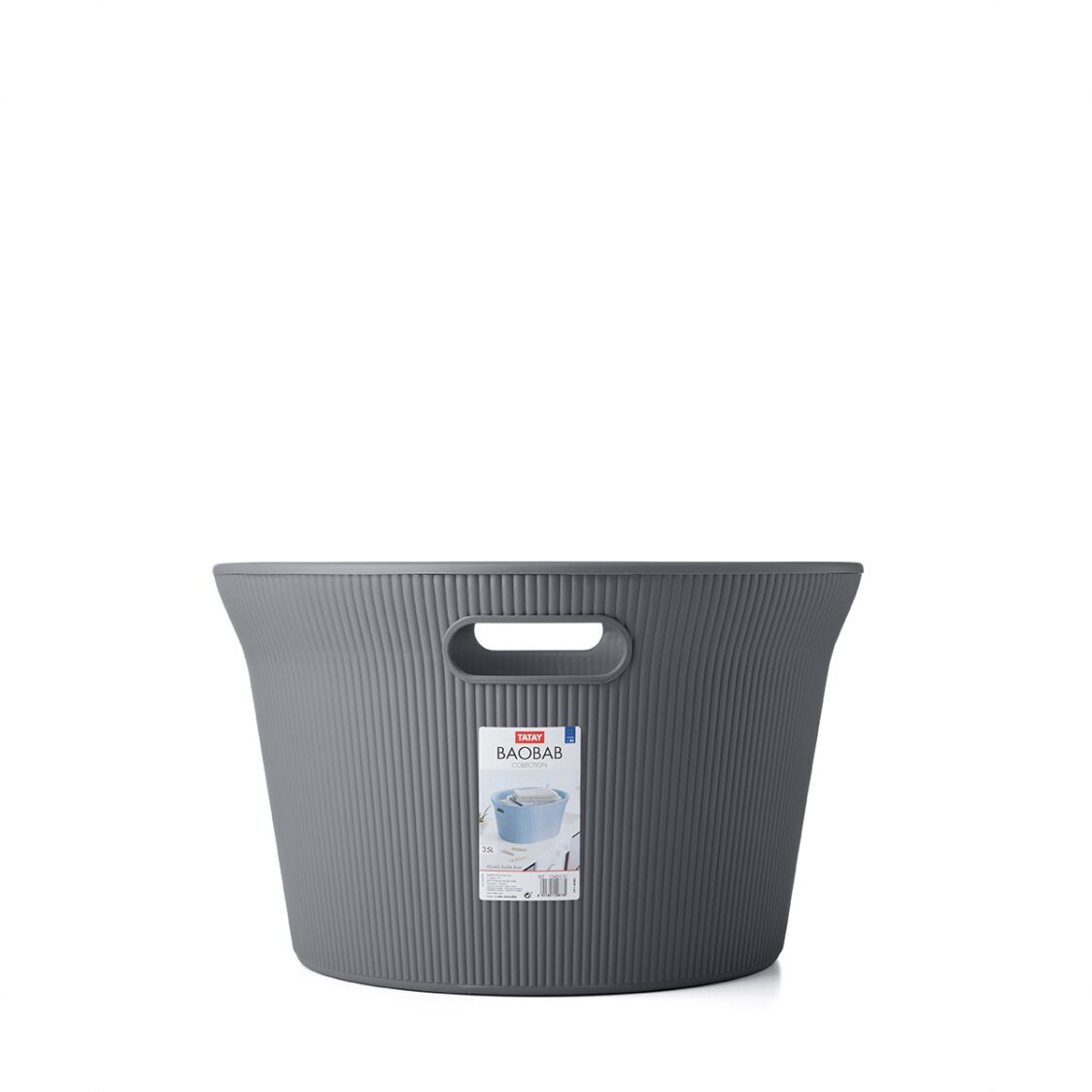 Tatay Laundry Basket Grey T0420.14
