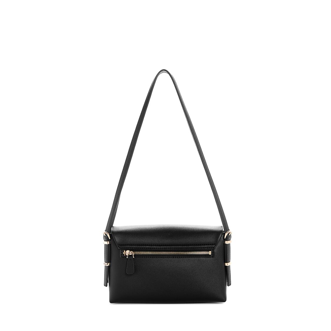 Guess Lefia Flap Shoulder Bag - Black