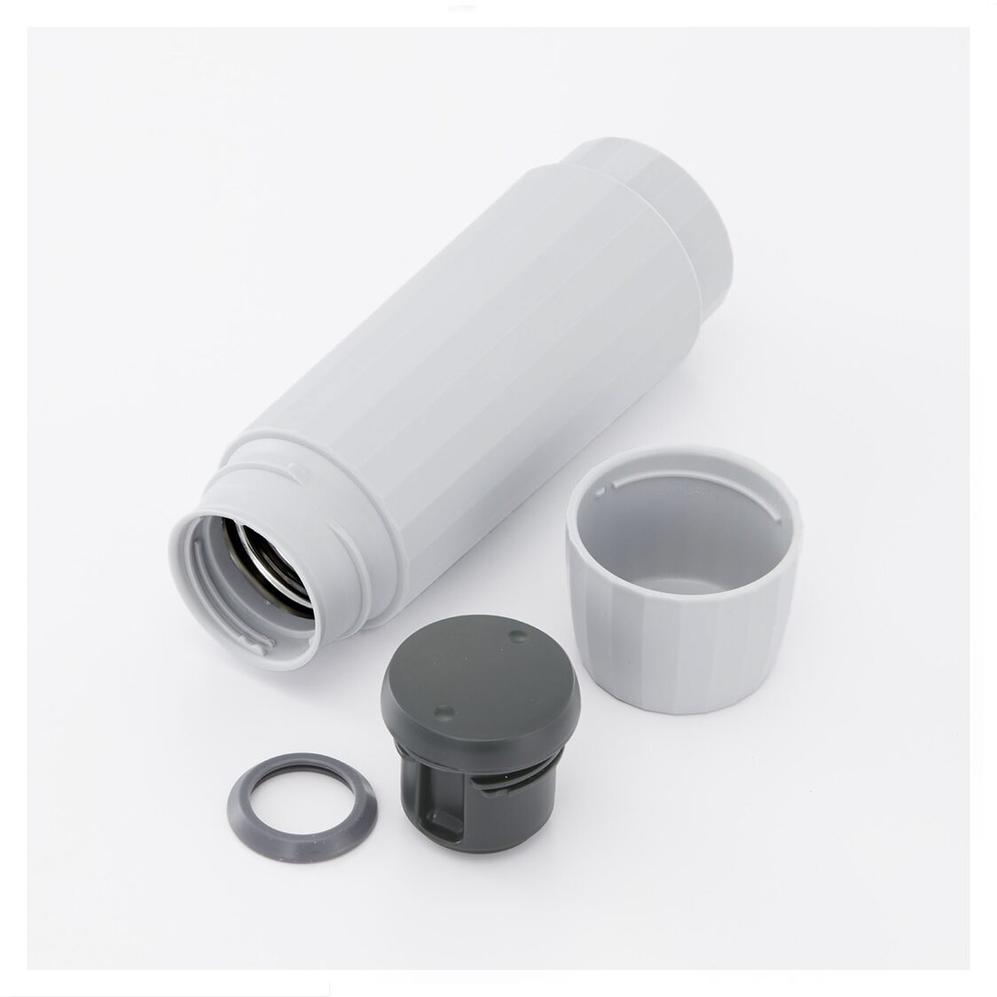 TIGER Double Stainless Steel Bottle 300ml - Grayish White (MSK-A030 WG)
