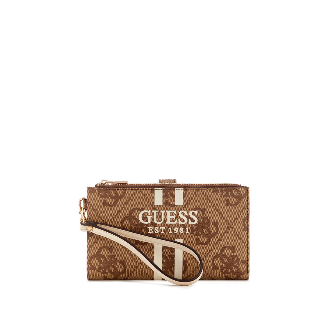 LAUREL II SLG DOUBLE ZIP ORGNZR,LATTE LOGO