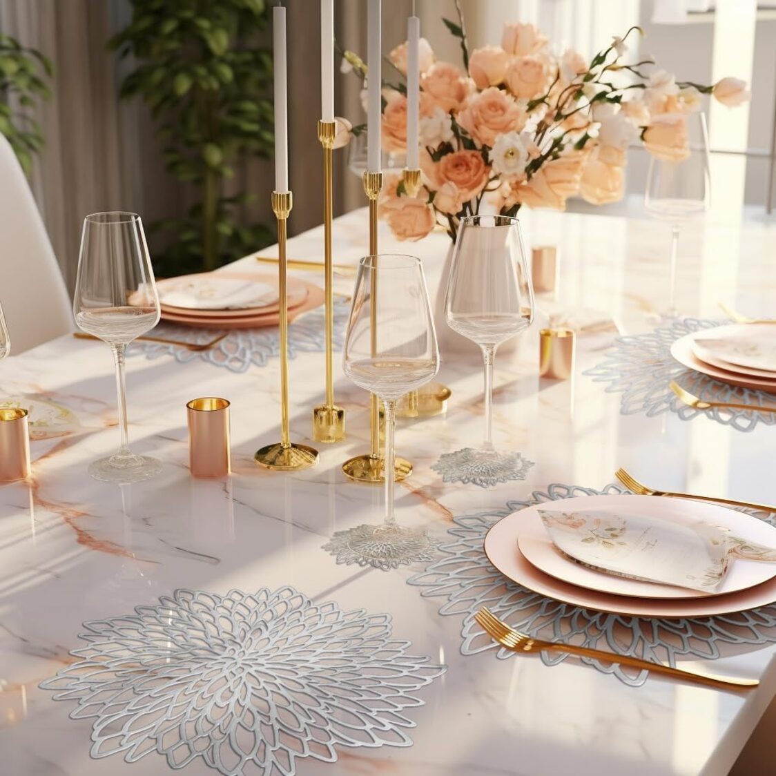 J. Rapee Sparkle Placemat Silver
