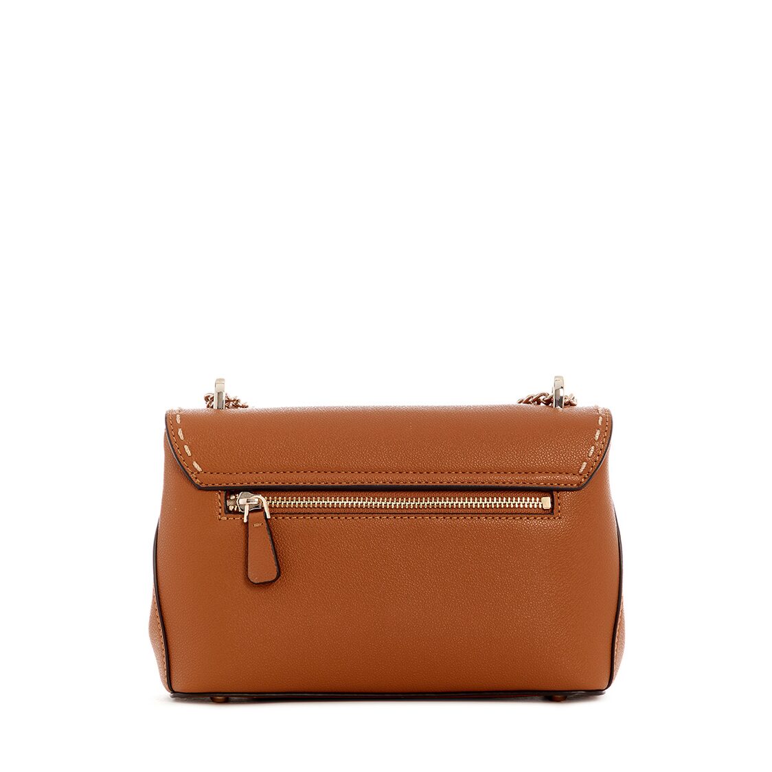 Guess Nastra Convertible Crossbody Flap, Caramel