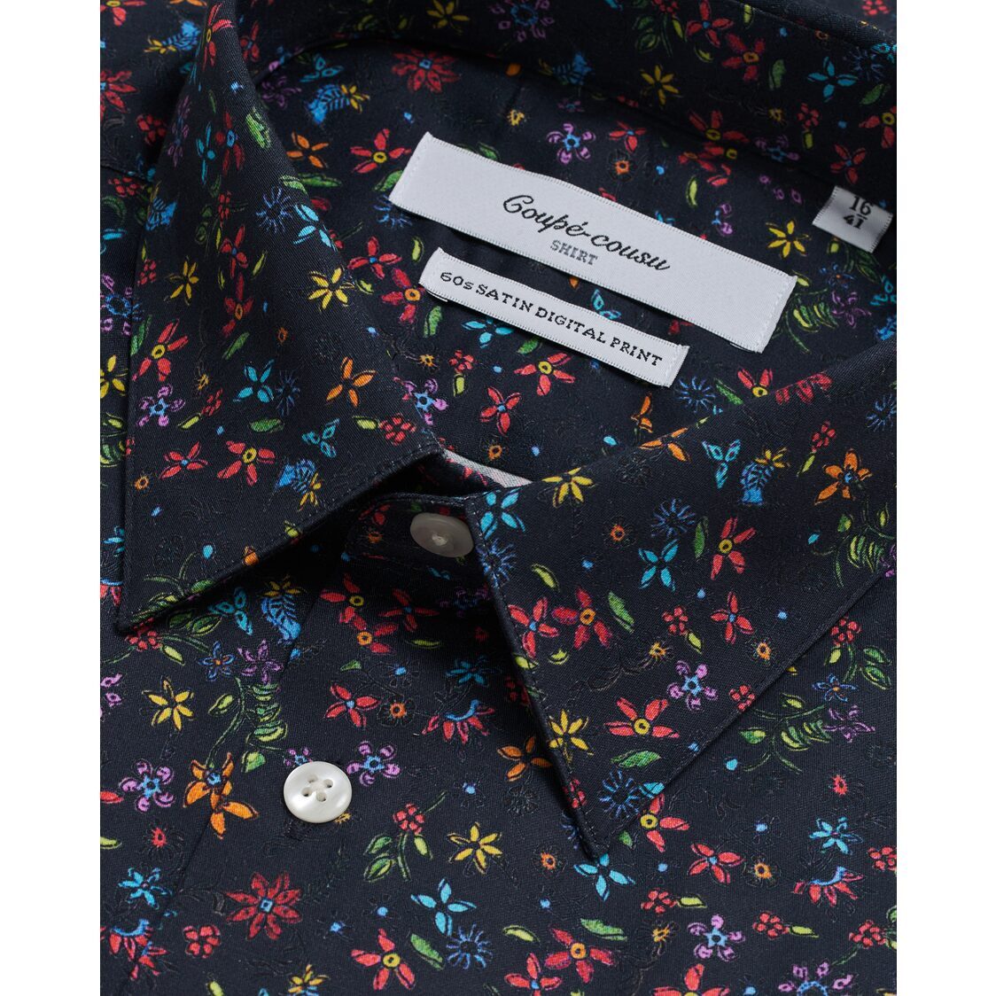 Coupe Cousu Short Sleeve Shirt, Print CCSSE299-PRINT