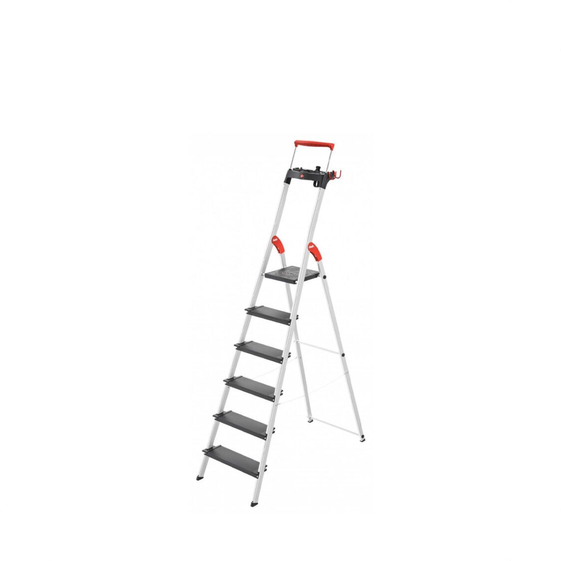 Hailo S/L100 Topline Safety Ladder - 6 Steps H8050-607