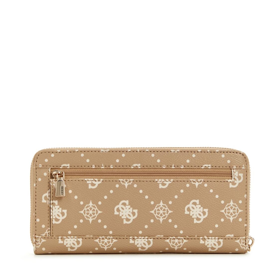 SILIA SLG LARGE ZIP AROUND,BISCOTTI LOGO
