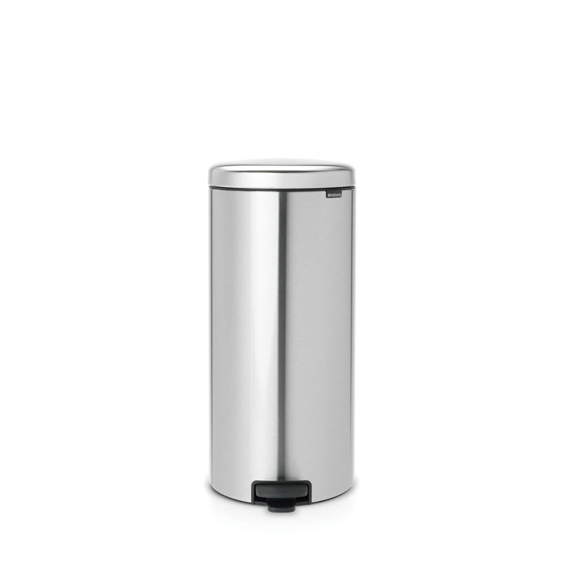 Brabantia Pedal Bin NewIcon Soft Closing 30L Matt Steel