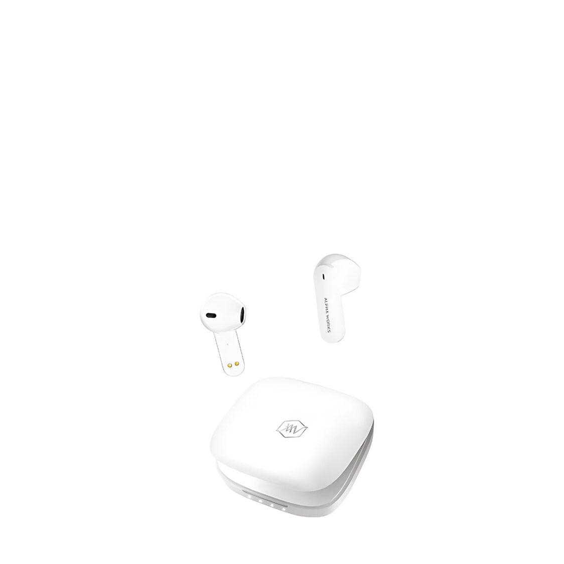 Alpha Works Curve100 True Wireless Earbuds - White