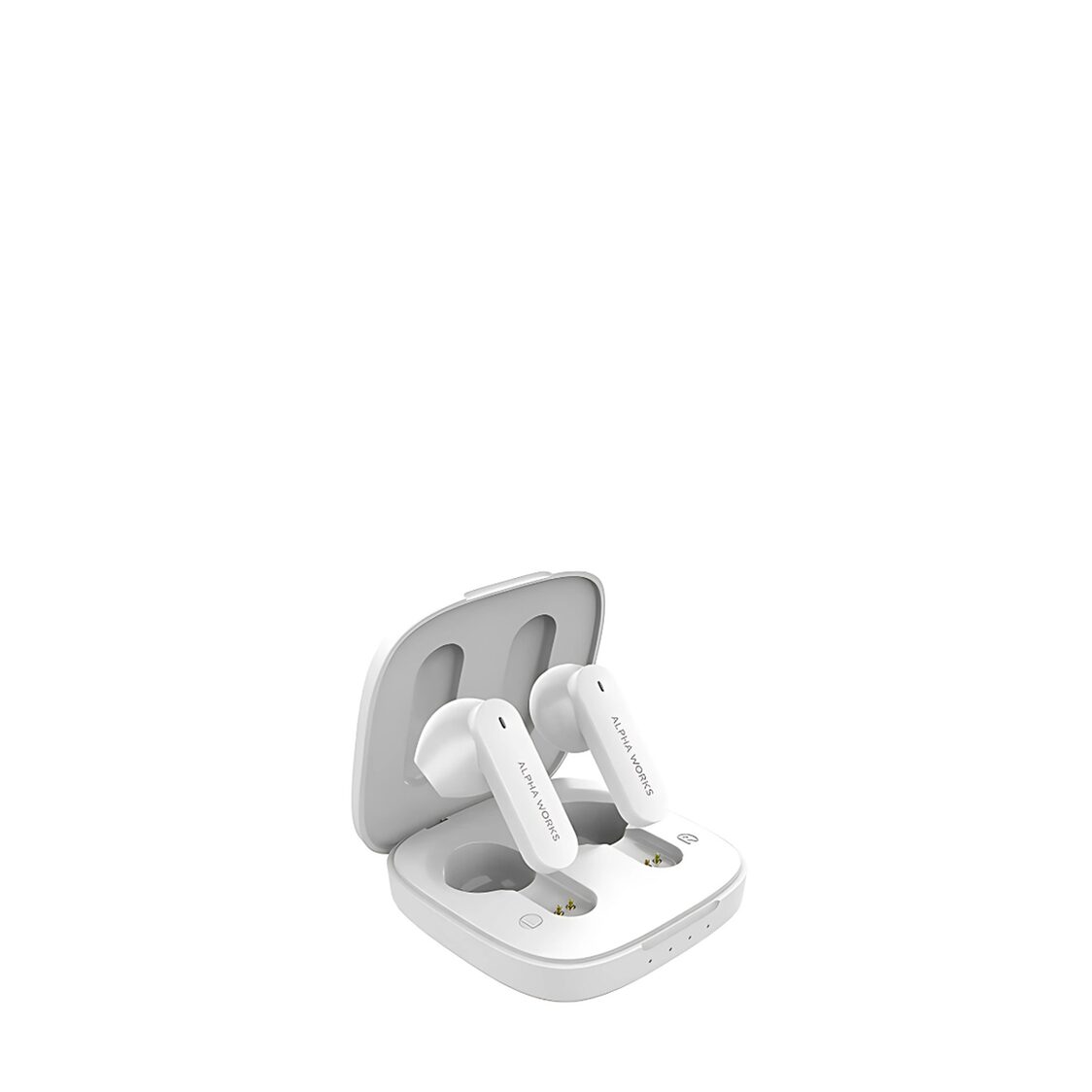 Alpha Works Curve100 True Wireless Earbuds - White