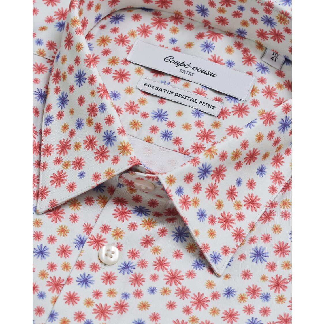 Coupe Cousu Short Sleeve Shirt, Print CCSSE328-PRINT