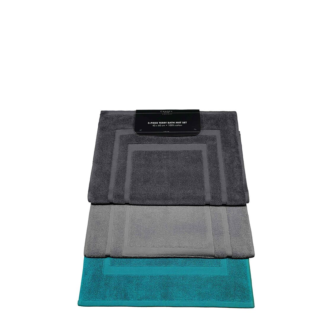 Canopy 3 Piece Bath Mat Assorted Colors Set