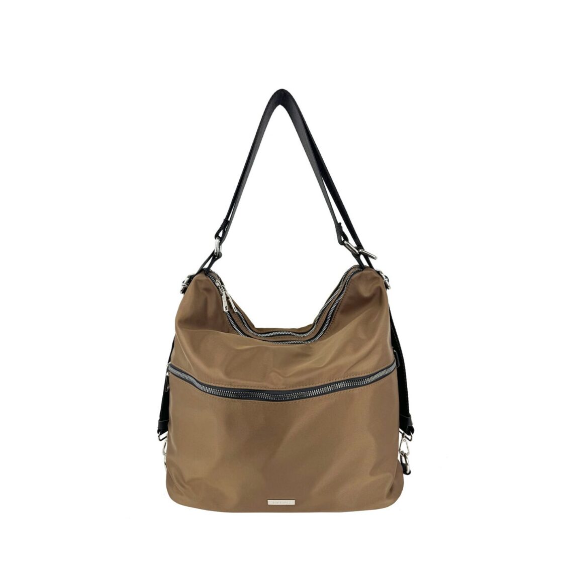 Mel&Co Nylon Two-Way Convertible Shoulder Backpack Sea Green Mel&Co Nylon Two-Way Convertible Shoulder Backpack Sea Green MN2379-SeaG