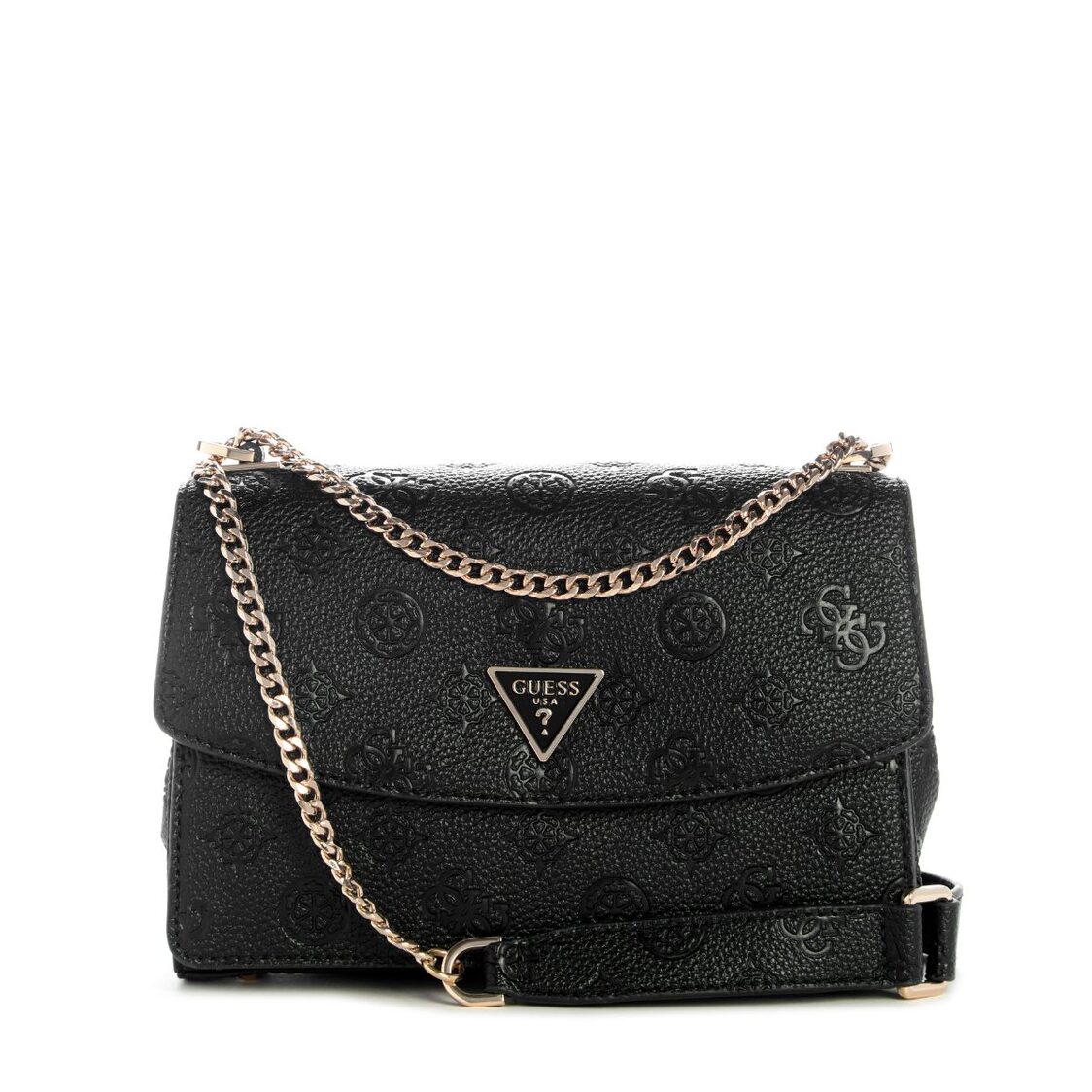 CRESIDIA II CONVERTIBLE CROSSBODY FLAP,BLACK LOGO