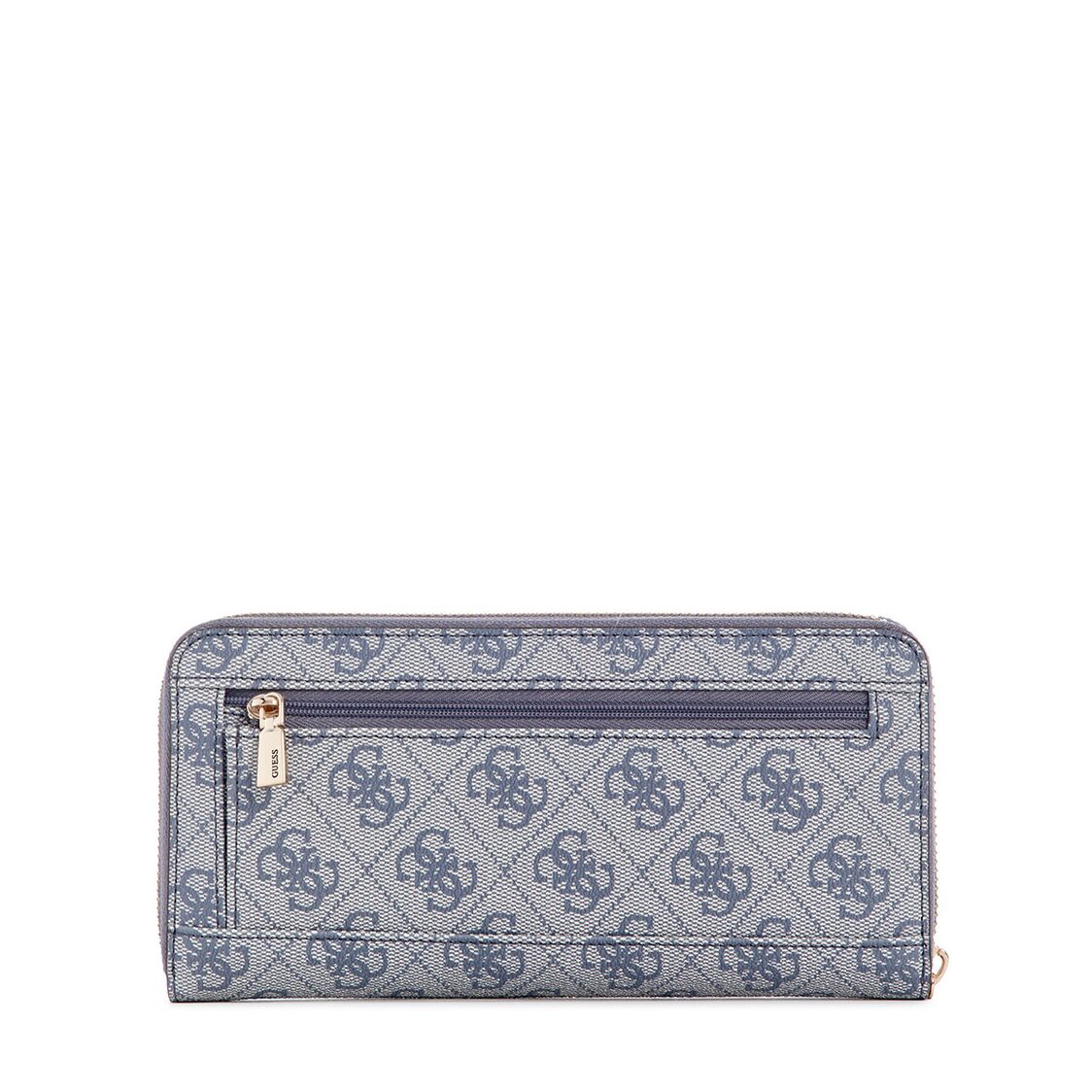 Guess Katya Slg Large Zip Around - Slate Logo