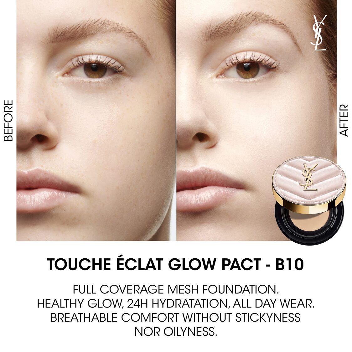 Yves Saint Laurent Beaute Touche Eclat Glow-Pact Cushion Refill