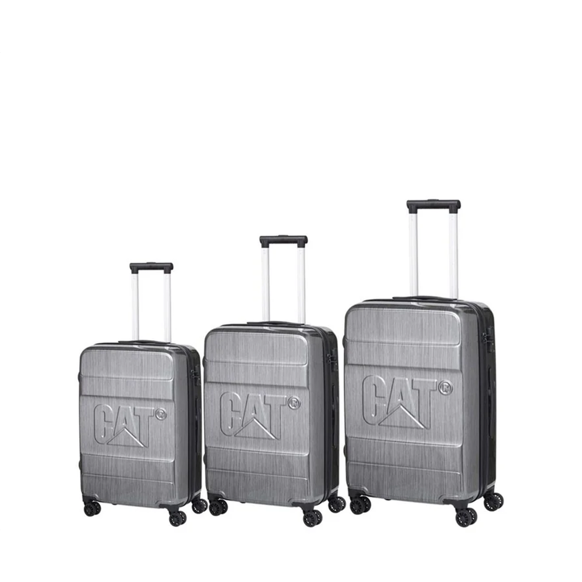 Caterpillar CAT-D Brushed Steel 3 in 1 Bundle 20" / 24" / 28"