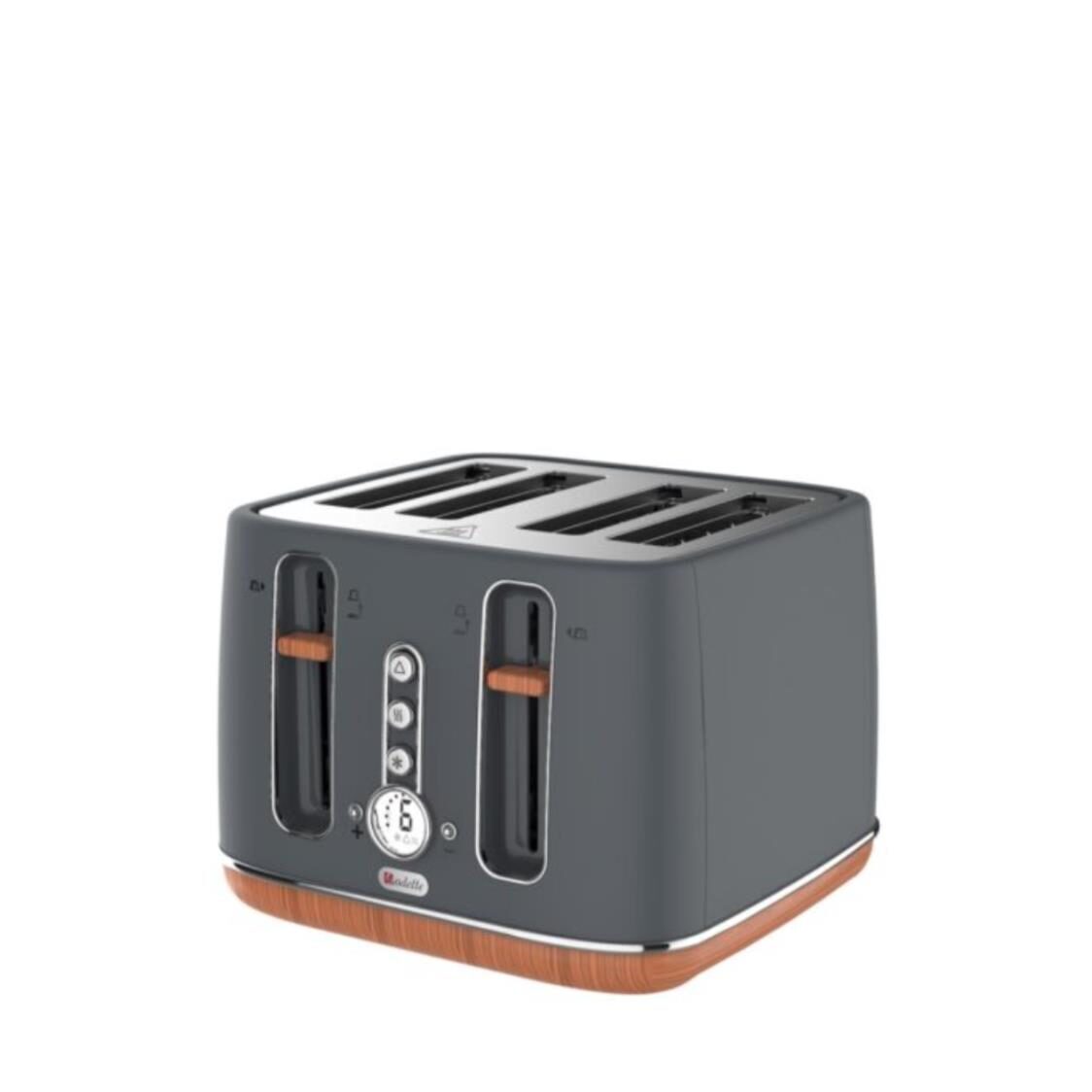 Odette 4 Slice Toaster Grey T3209BE