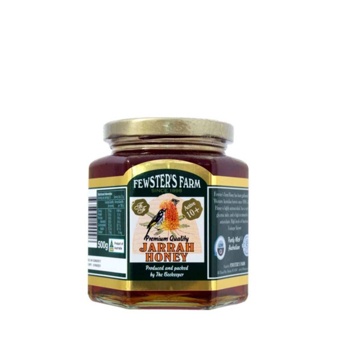 Fewster's Farm Jarrah Honey 10+ 500g