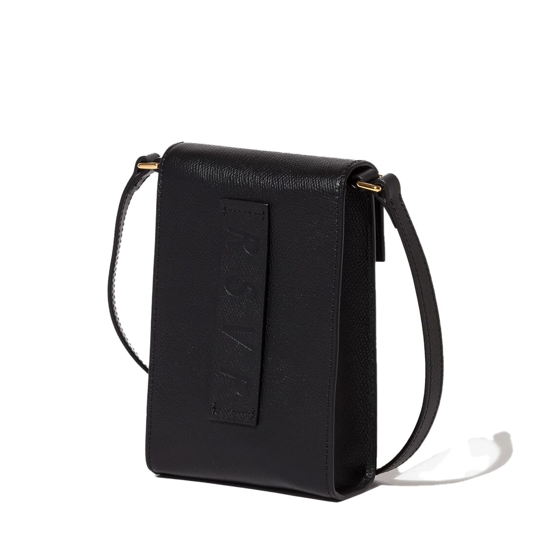 RSVP Passive Aggressive Grained Black Mobile Bag