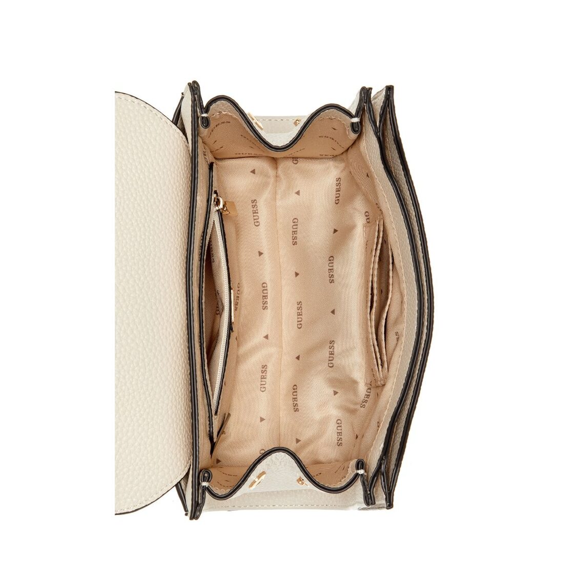 Guess Calista Convertible Crossbody Flap,Bone