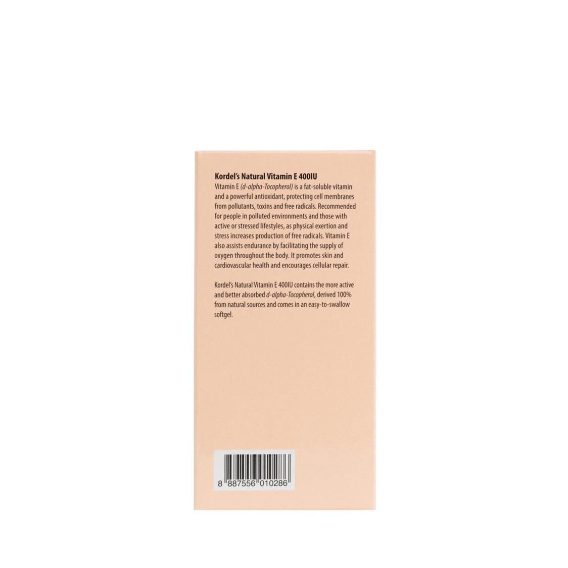 Kordel's Natural Vitamin E 400IU 100'sx2
