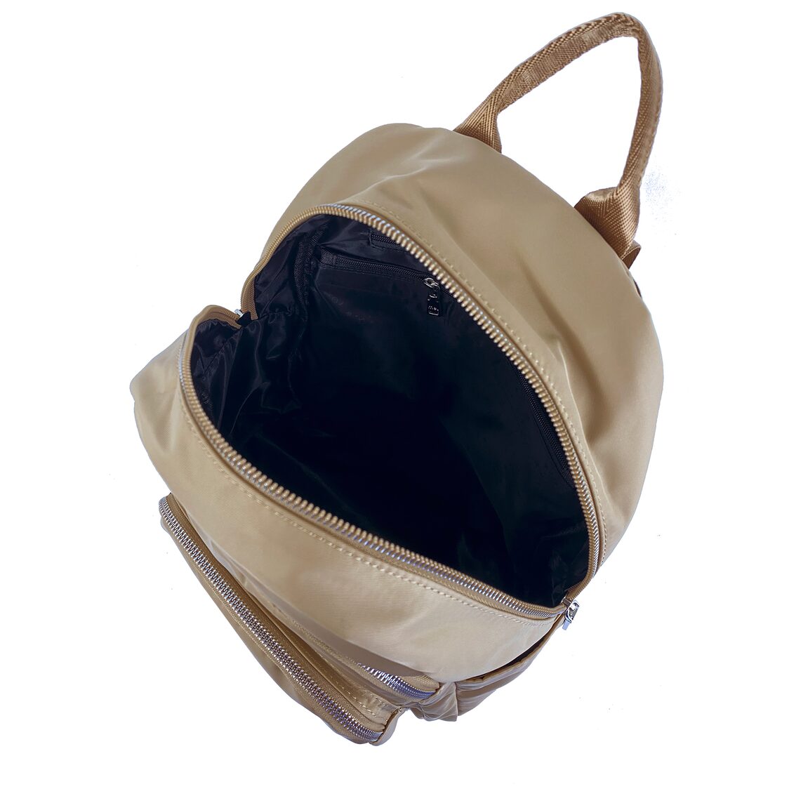 Mel&Co Nylon 3-Tier Round Top Backpack