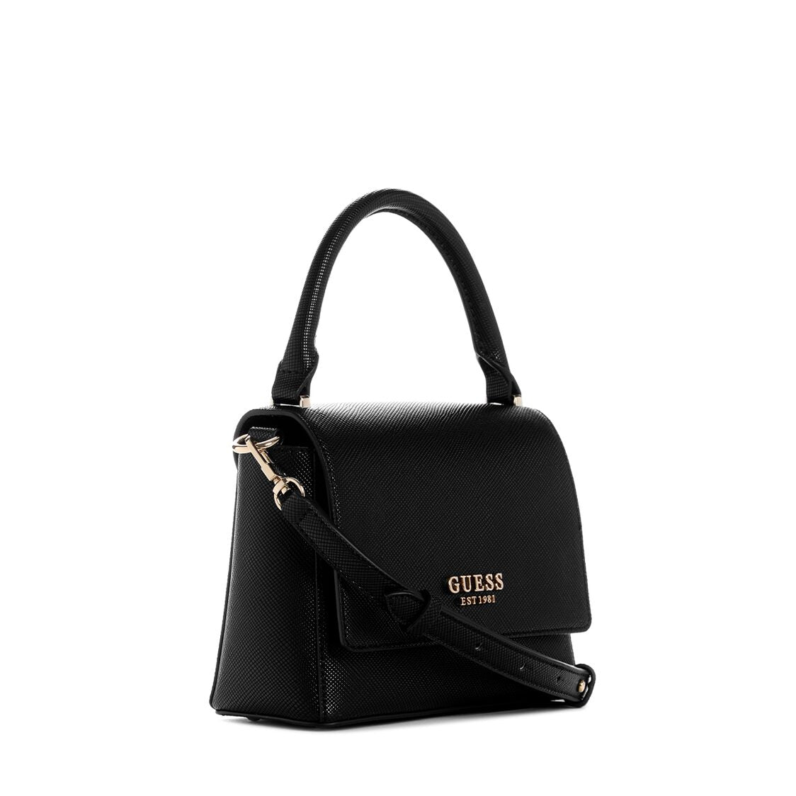 Guess Fedana Top Handle Flap,Black