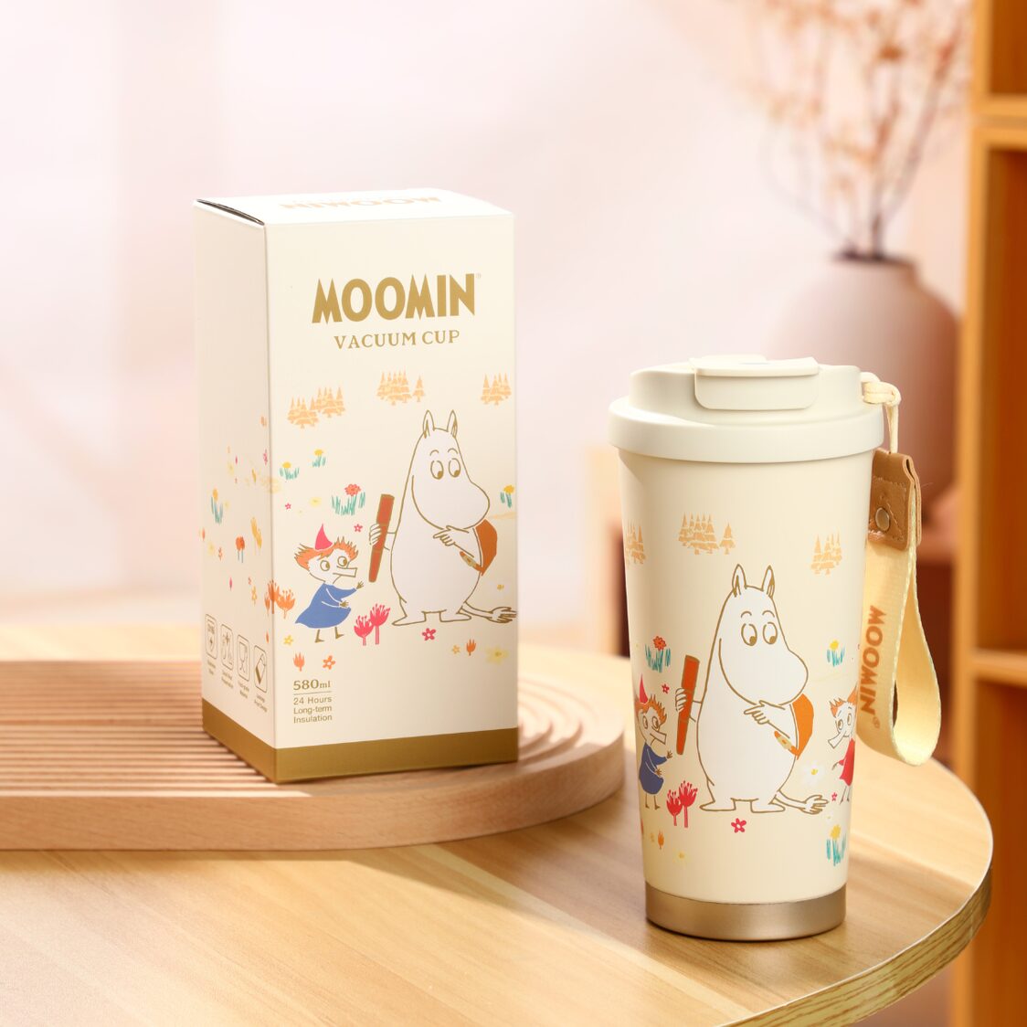 VIPO X Moomin Vaccum Cup 580ml - Autumn Outing MM37432