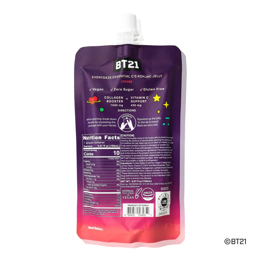 Everydaze Essent Konjac Jelly 10 Packs (Bt21)