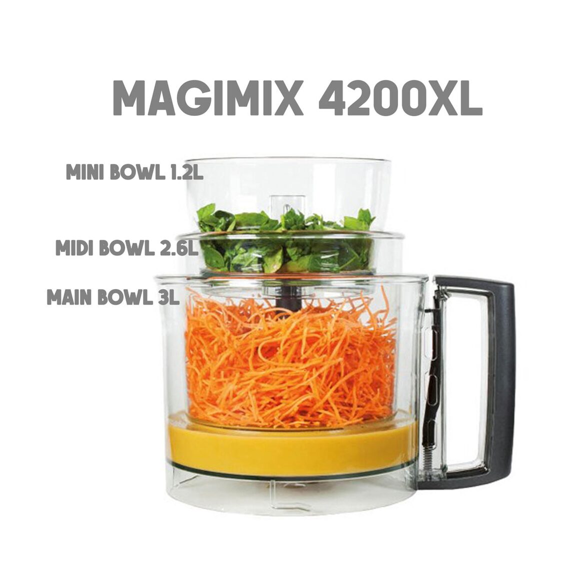 Magimix 4200XL Multifunction Food Processor Rouge Red MGMX021409