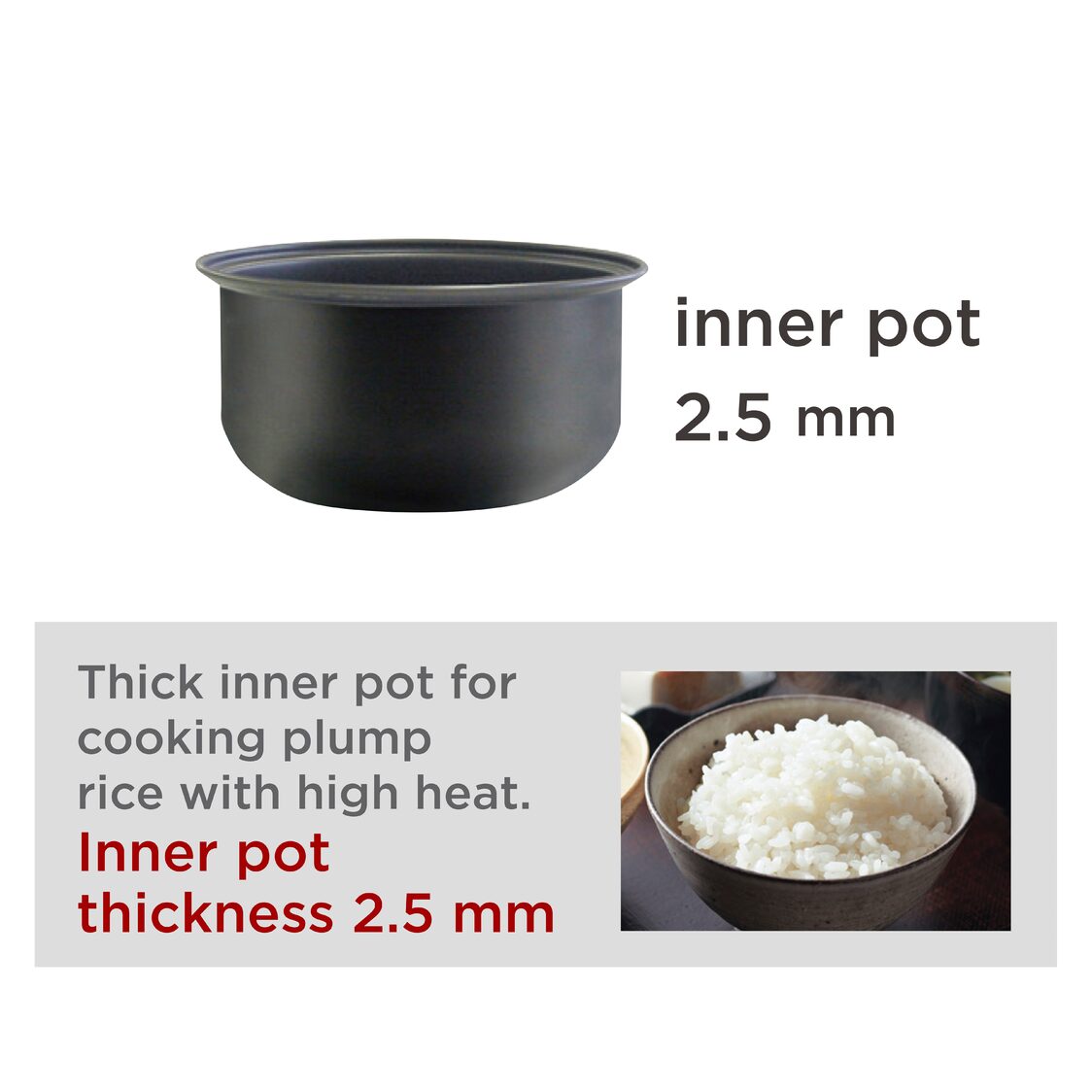 TIGER 3 Cups Multi-Function Rice Cooker 0.55L - Cool Black (JAI-G55S KW)