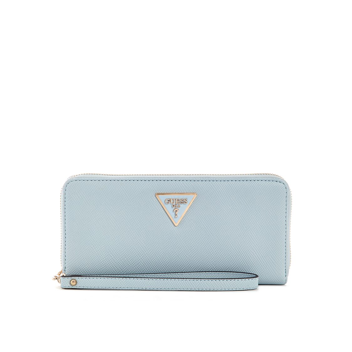 LAUREL II SLG LARGE ZIP AROUND,MISTY BLUE