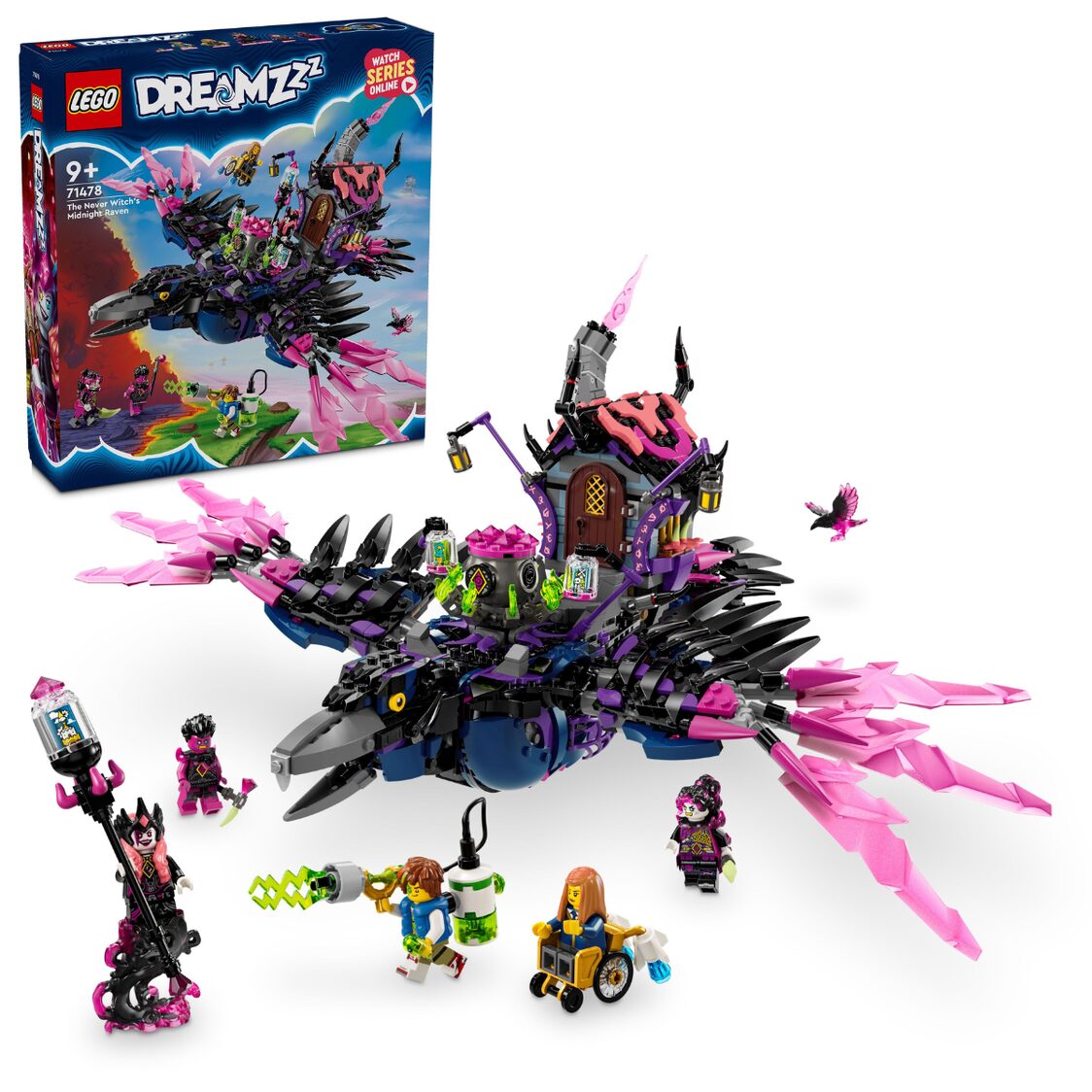 Lego 71478 The Never Witch's Midnight Raven