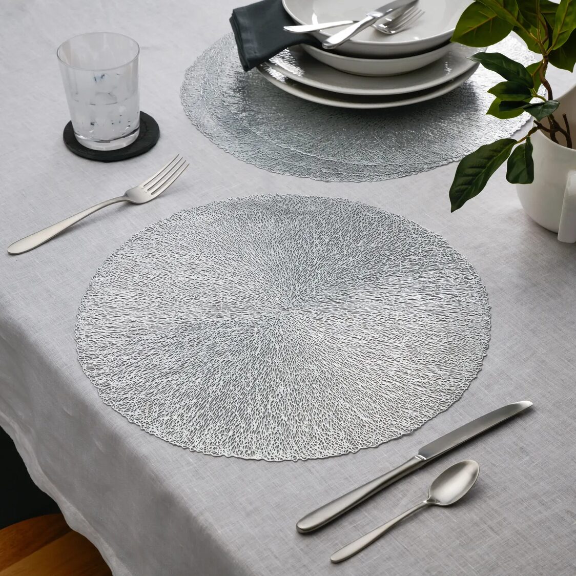 J. Rapee Allure Placemat Silver