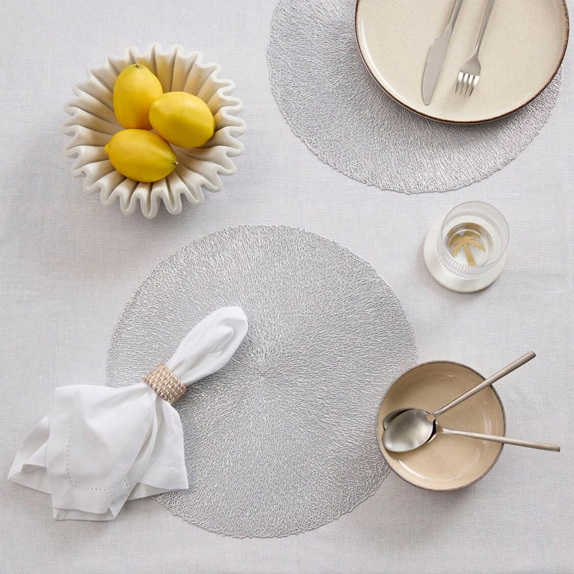 J. Rapee Allure Placemat Silver