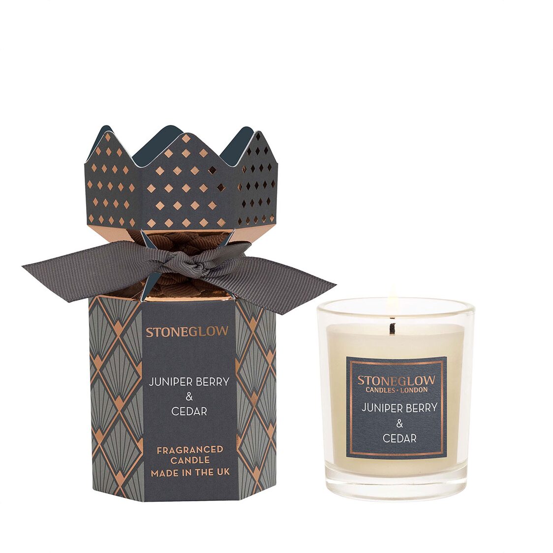 STONEGLOW Stoneglow Juniper Berry & Cedar - Votive Candle 75g