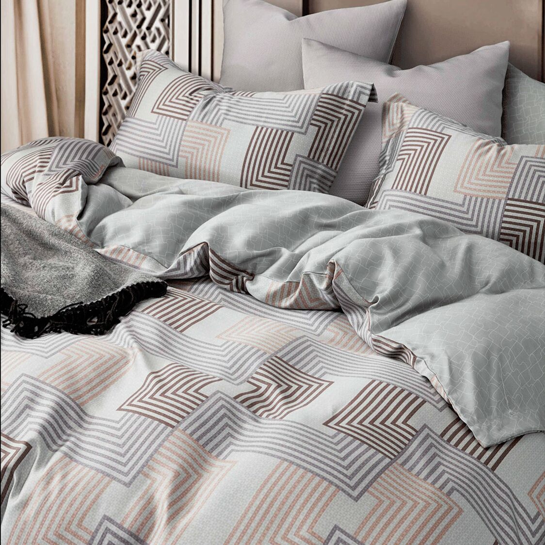 Suzanne Sobelle 68 Sage Deluxe Bed Set/ Fitted Sheet