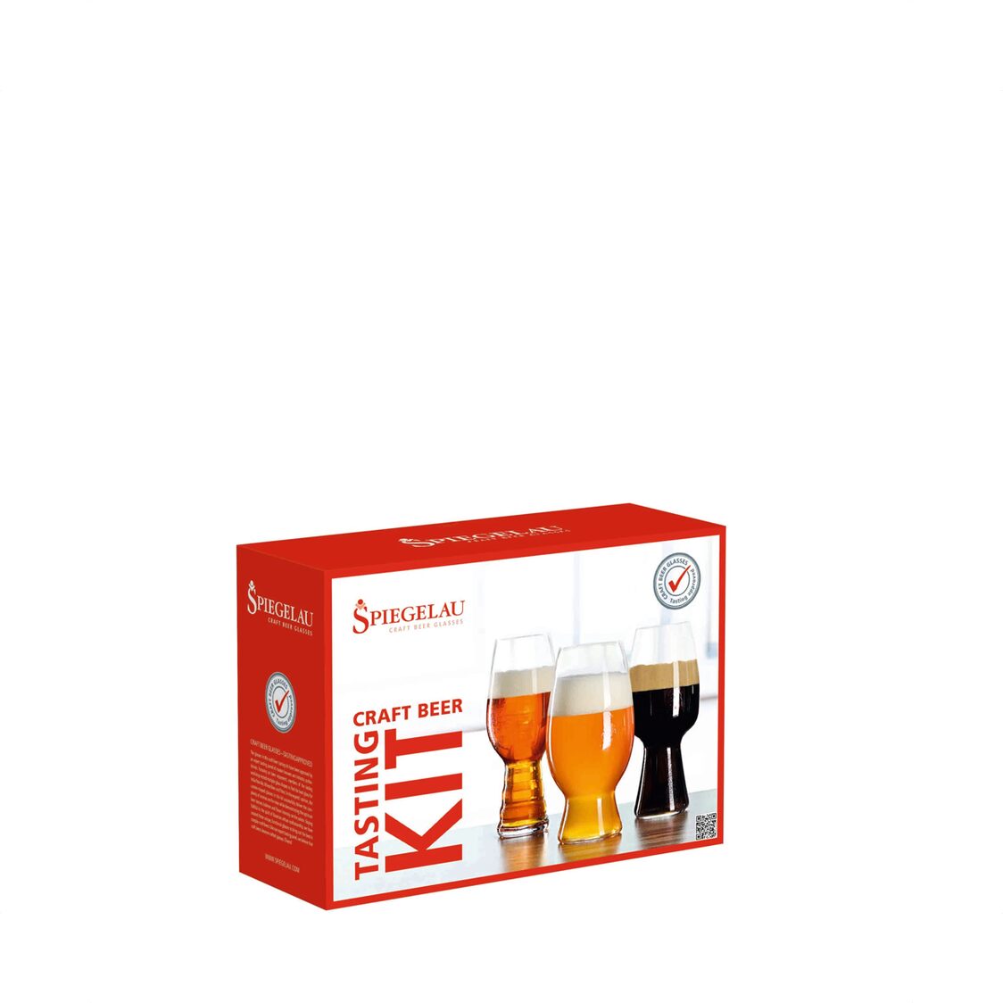 Spiegelau Tasting Kit (IPA/America Wheat Beer/Stout Glass) Craft Beer Glasses (Bundle of 3)