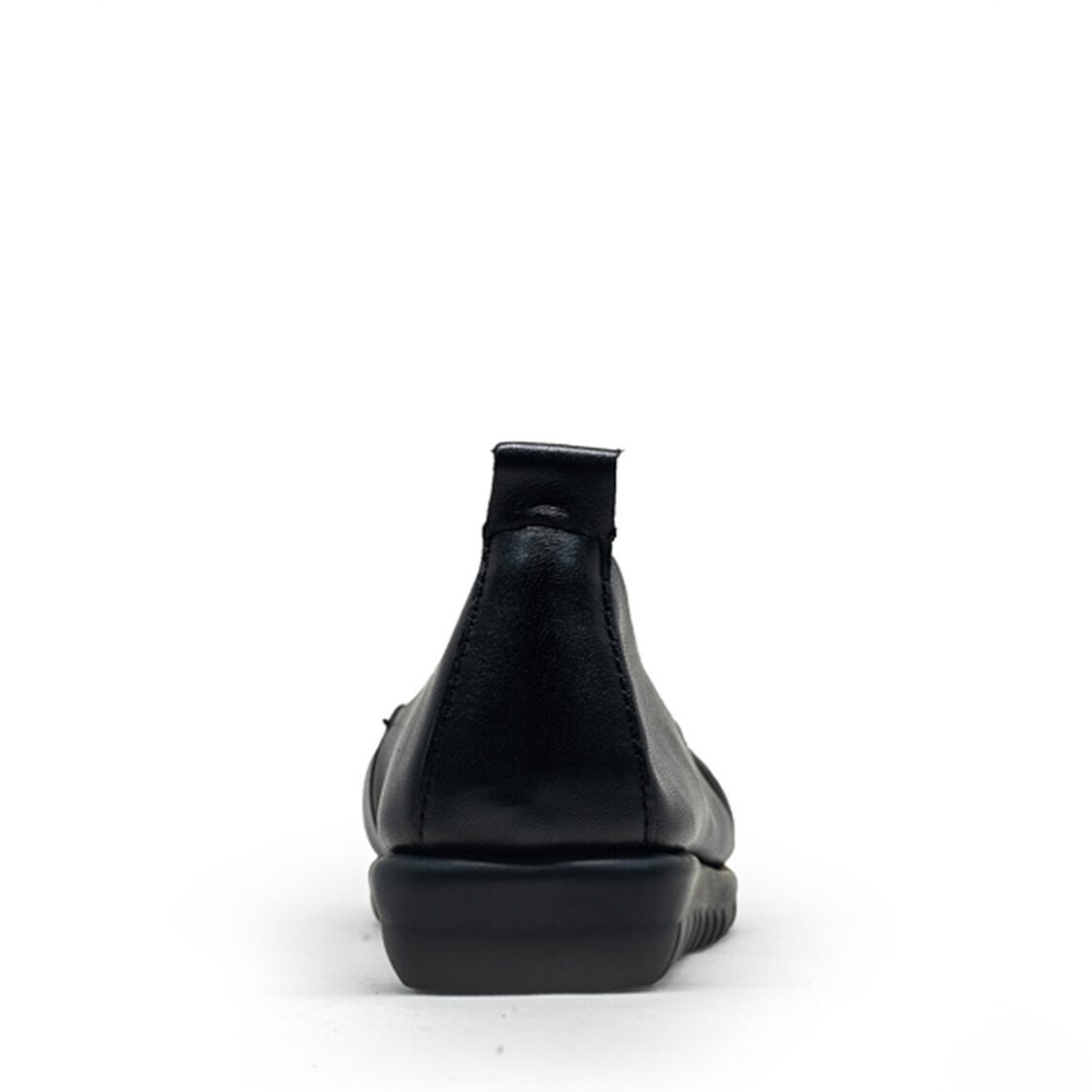Barani 8841-2 Leather Pumps/Ballet Flats (Black)