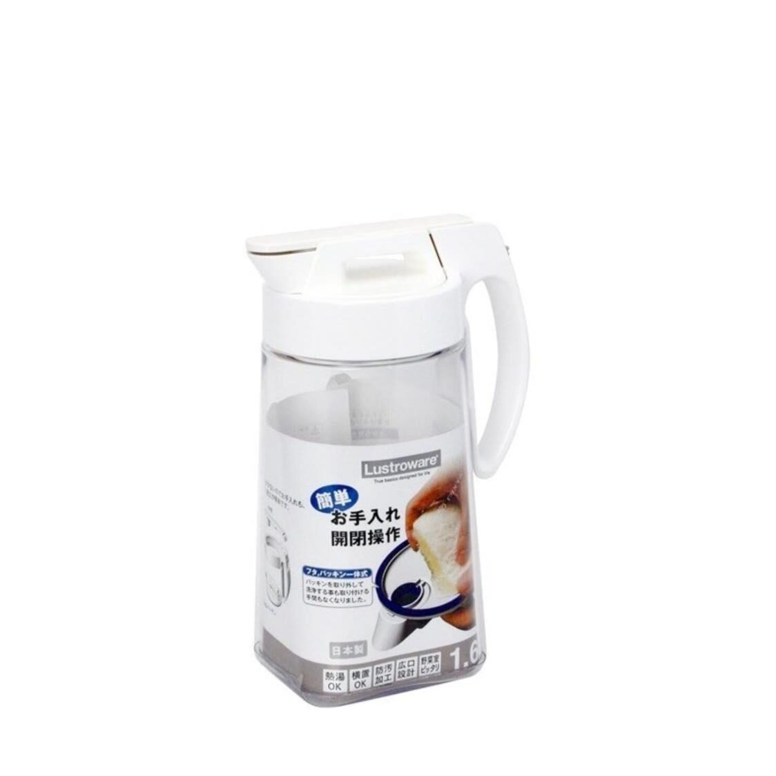 Lustroware Water Pitcher-1.6l (White)