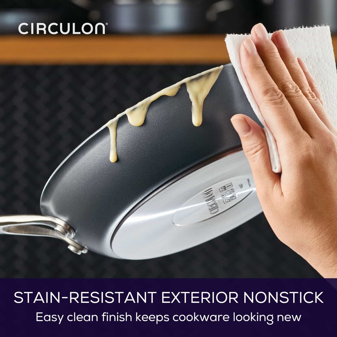Circulon ScratchDefense A1 Frypan Twin Pack Set (21.5cm/25.4cm)