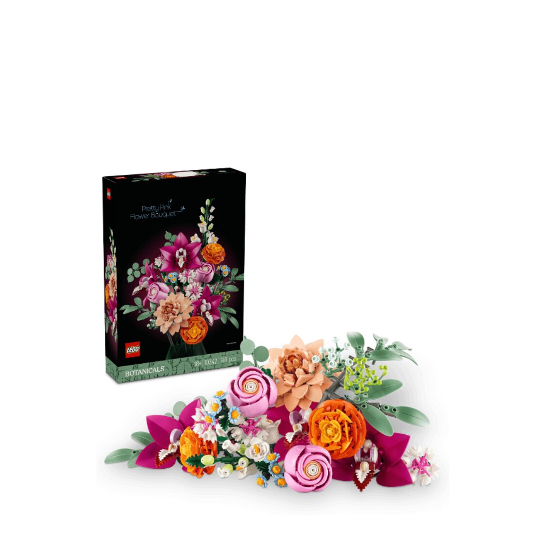 Lego Pretty Pink Flower Bouquet 10342
