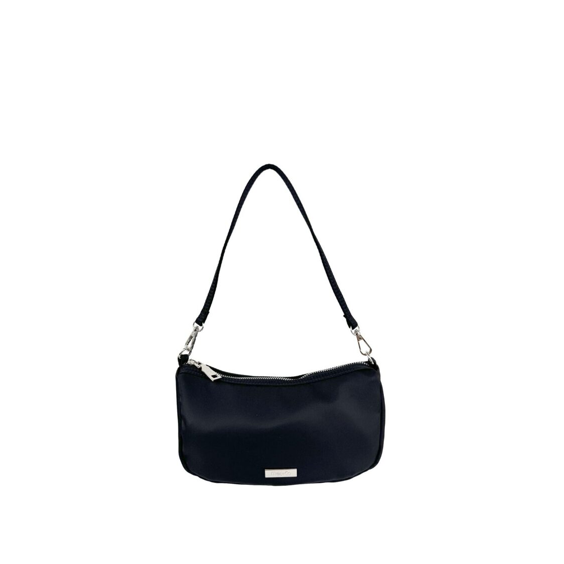 Mel&Co Casual Nylon Shoulder Sling Bag Small Black